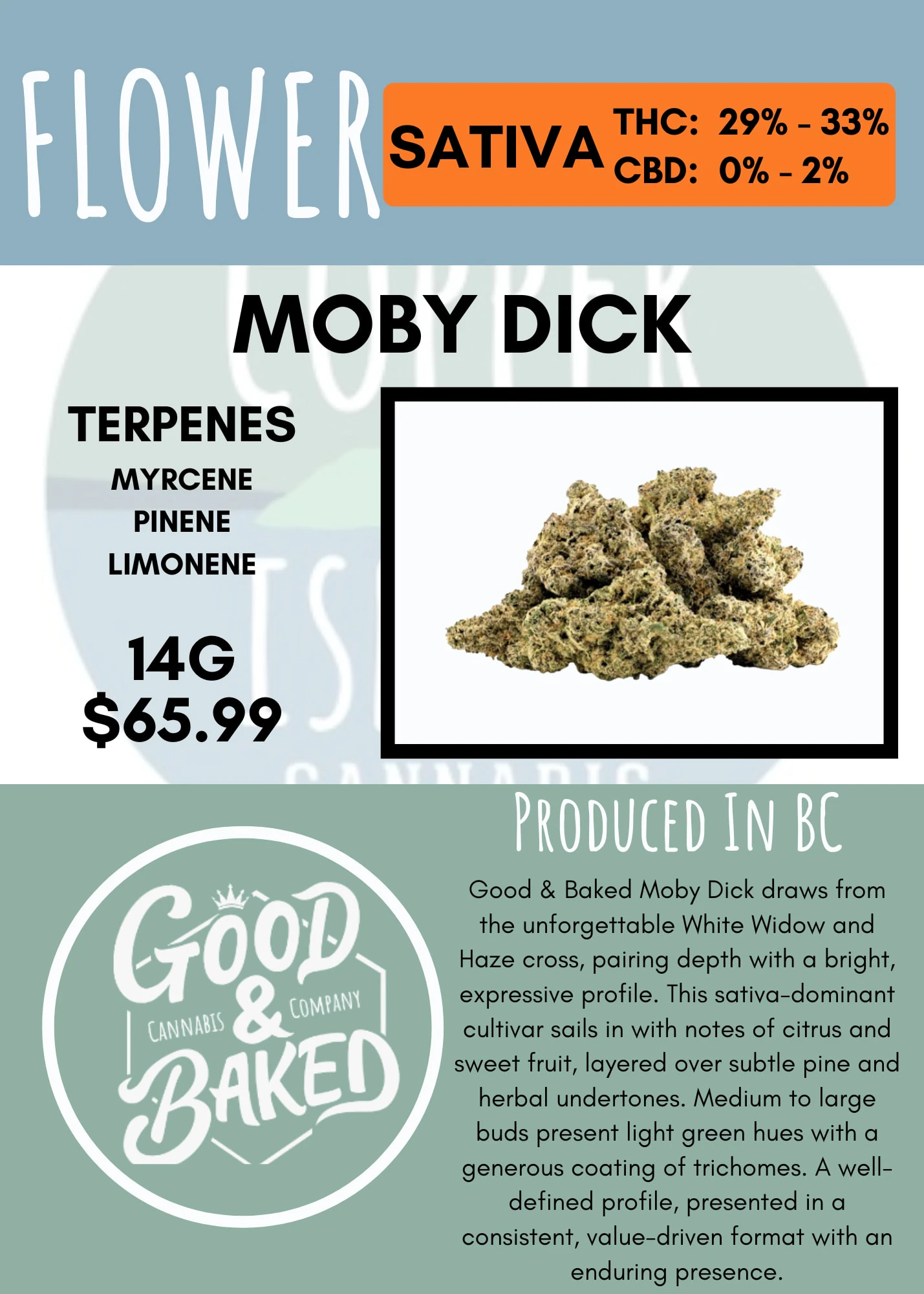 Good & Baked - 14G - GOOD & BAKED - MOBY DICK Main Image