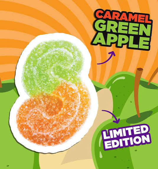 SOURZ by Spinach - SOURZ by Spinach Fully Blasted Caramel Green Apple Multipack of 10 Main Image