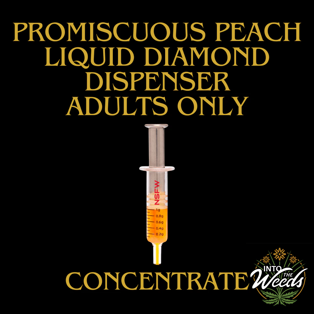ADULTS ONLY - Promiscuous Peach Liquid Diamond Dispenser - 1g Main Image