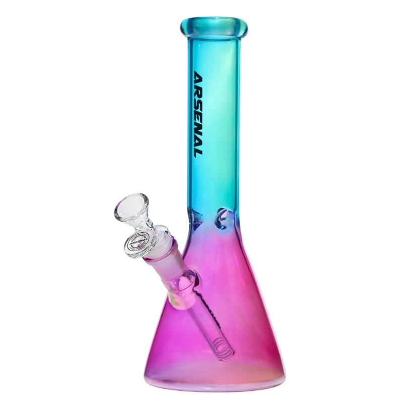 SMOKE ARSENAL - 10" 5mm Arsenal Prism Fade Beaker (Design 1) Main Image