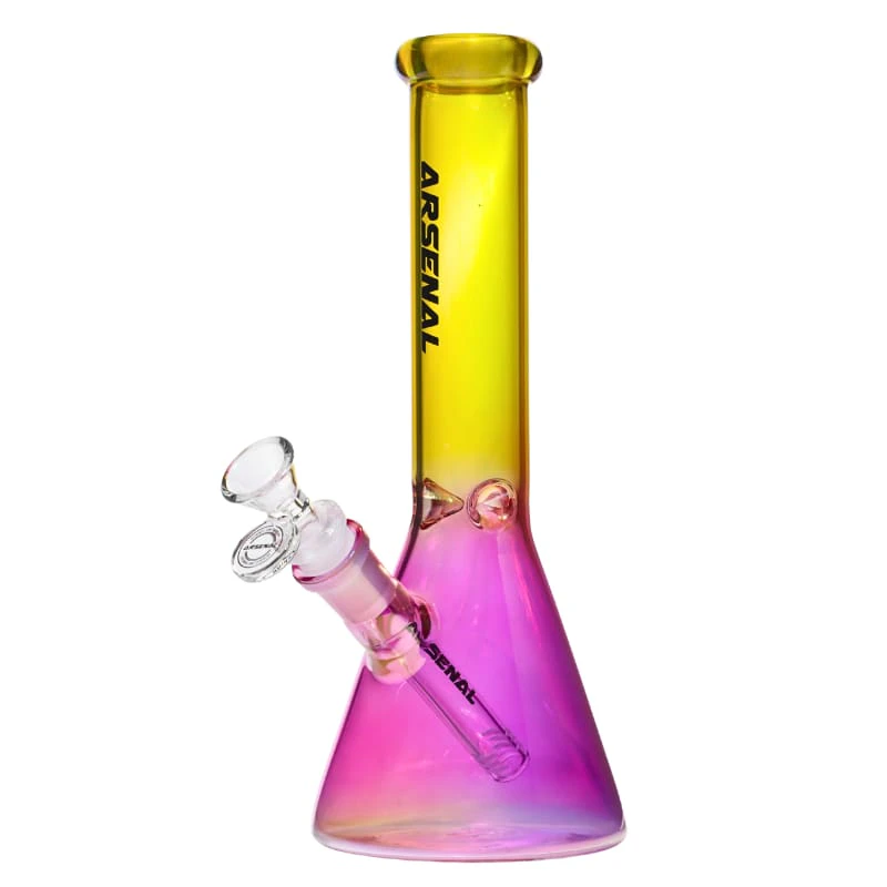 SMOKE ARSENAL - 10" 5mm Arsenal Prism Fade Beaker (Design 2) Main Image