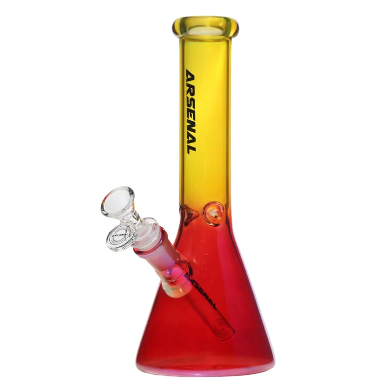 SMOKE ARSENAL - 10" 5mm Arsenal Prism Fade Beaker (Design 4) Main Image