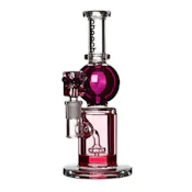 9" Cheech Double Colour Bong with Perc (Purple Pink)