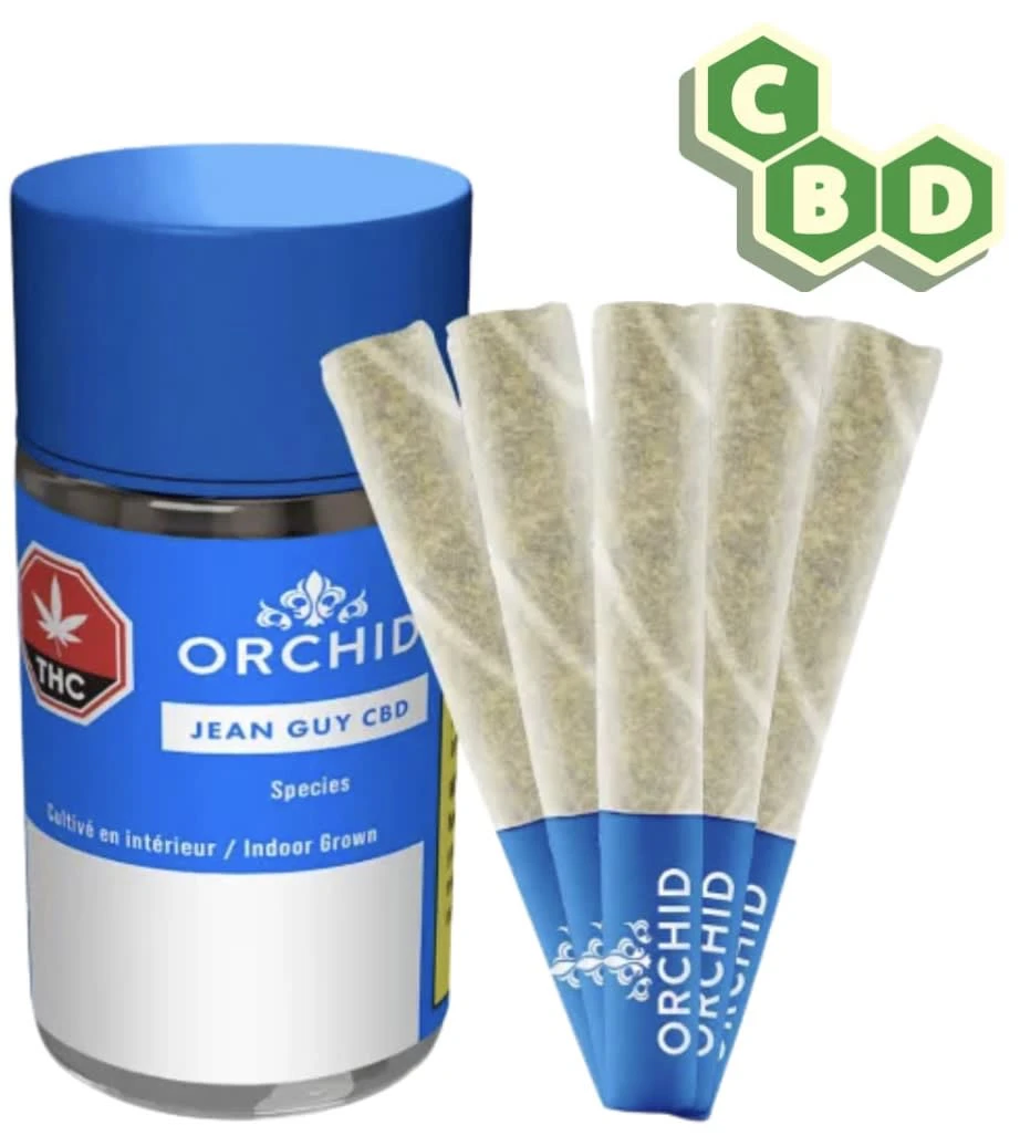 ORCHID - JEAN GUY CBD 5X0.5G PRE ROLLS Main Image