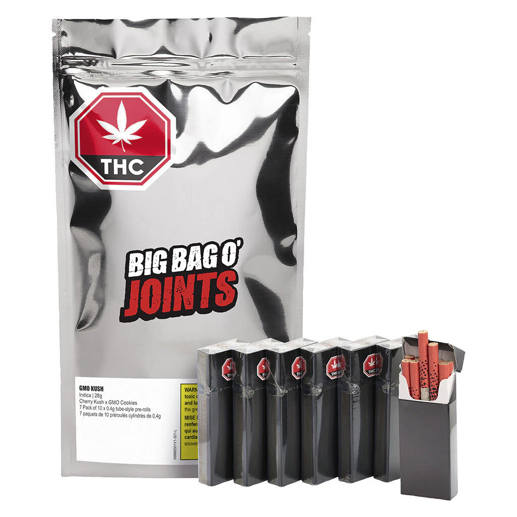 BIG BAG O' BUDS - GMO Kush Tube Style Pre-Rolls 70x0.4g Main Image