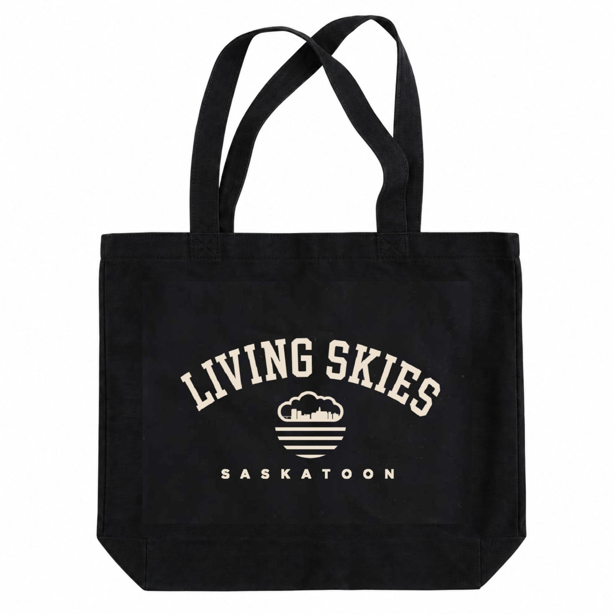 Motif - Living Skies Canvas Tote Bag - Black Main Image