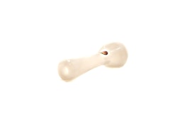 White Solid Spoon 4.5" Hand Pipe