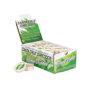 H&F Accessories - Santa Cruz Shredder 2-Piece Hemp Grinder (Display of 24)