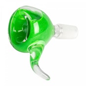 SPARKLE LIQUID 14MM BOWL / PULLOUT - GREEN