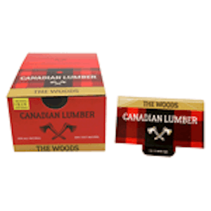 H&F Accessories - Canadian Lumber - Woods Unbleached Pure Wood Rolling Papers with Tips