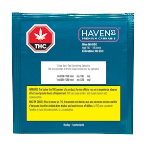 Haven St. Premium Cannabis - NO. 550 RISE TEA - 3.4