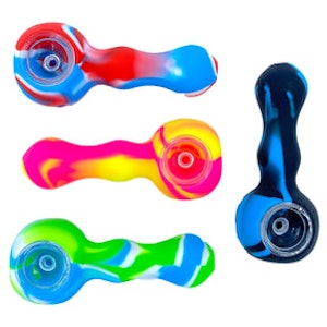 IN Accessories - Silicone Spoon Pipe With Removable Glass Screen
