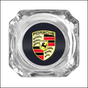 IN Accessories - Glass Ashtray - Porsche