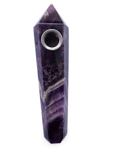 H&F Accessories - Maleficent - Amethyst Crystal Pipe