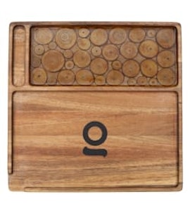 OnGrok - Wood Rolling Tray - Log