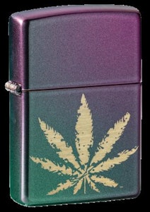 Zippo - Zippo 49146 Cannabis Design Iridescent