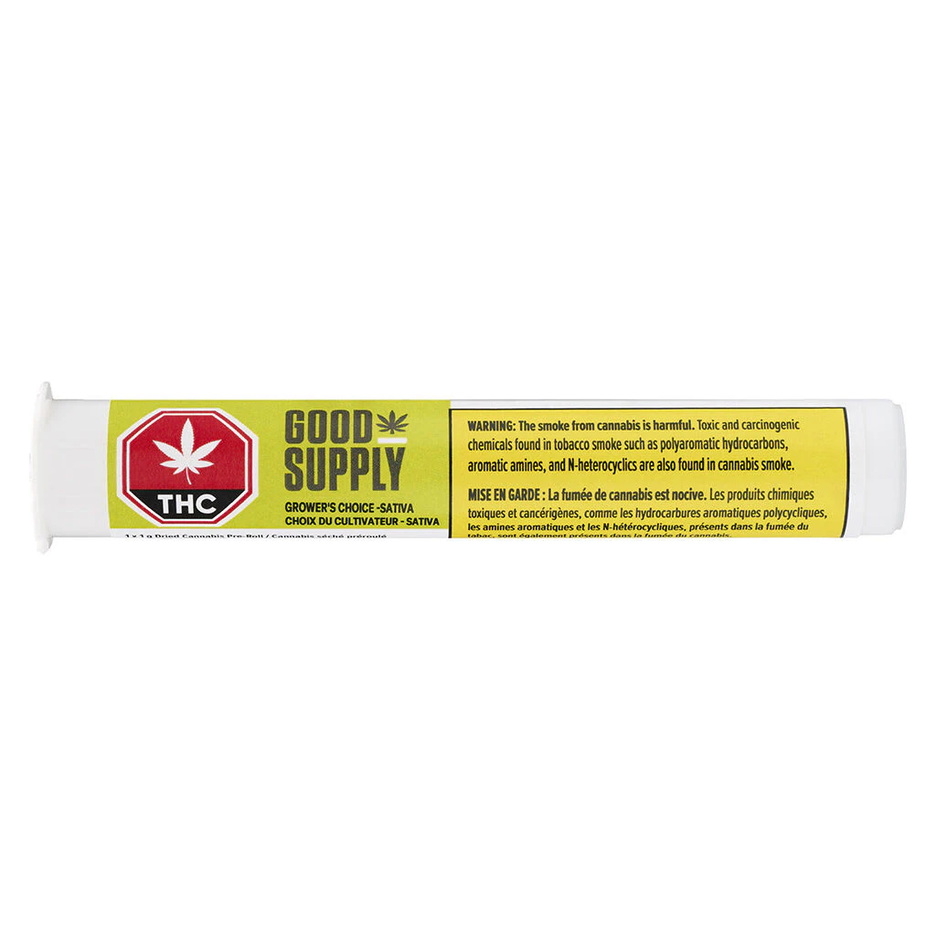 Good Supply - Grower's Choice Sativa Pre-Roll 1x1g Pre-Rolls Main Image