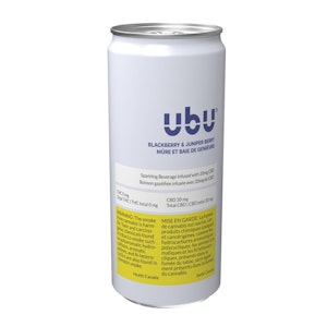 UbU - UbU - Blackberry and Juniper Berry Sparkling 1x355ml