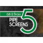 5 PACK LARGE BRASS SCREENS