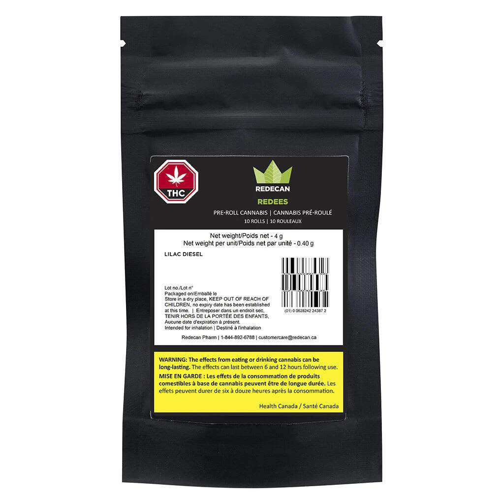 Redecan - Lilac Diesel Redees 10x0.4g Pre-Rolls Main Image