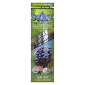 Black n' Blueberry Hemp Wraps 2 Sheets Rolling Papers, Cones and Filters