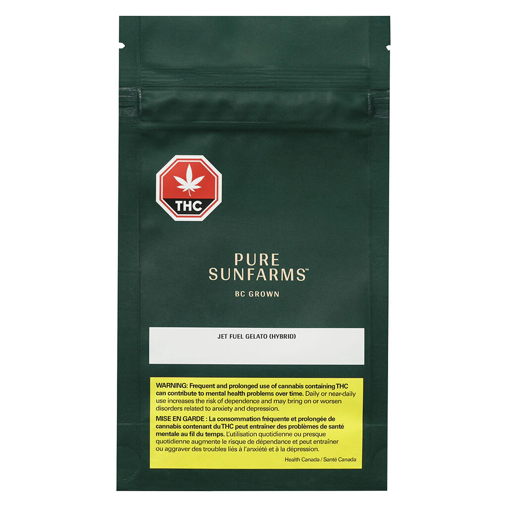 PURE SUNFARMS - Jet Fuel Gelato- Pure Sunfarms - Dried Flower Main Image