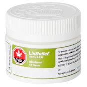 Infused Transdermal 1:1 Cream [50g Topical] by LivRelief^