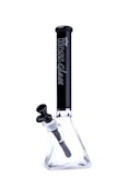 Hoss Glass- 18" Pyramid Beaker Base Black