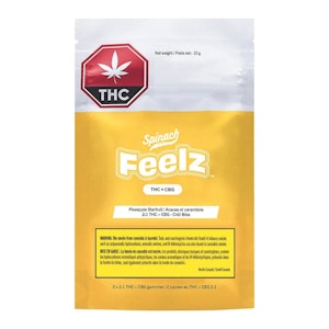 Spinach FEELZ - FULL TILT BLUE RASPBERRY LEMONADE THC:THCV GUMMY - 25