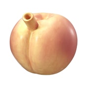 Peach Bum Ceramic Pipe