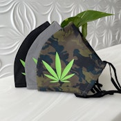 Epik Leaf Mask - green on camo