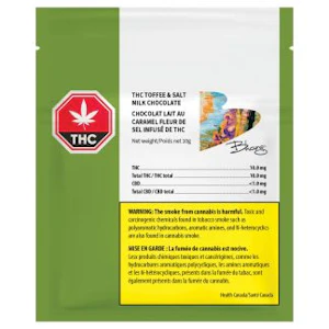 Bhang - Bhang - Toffee and Salt Milk Chocolate - 1 x 10mg