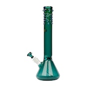 GEAR Premium 14" Tall Teal Beaker Tube W/Worked Top