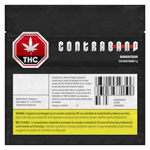 Contraband - Contraband - Okanagan Sugar Live Terp 510 Thread Cartridge