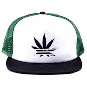 No Bad Ideas - Jay - Trucker Hat Green/Black Leaf