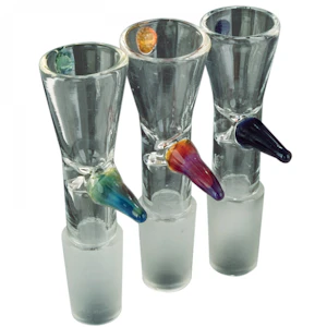 Honeypot - Red Eye Glass 14mm Cone Pull-Out Various Colours