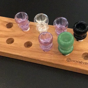 Honeypot - 18mm Push Bowl colour/clear- Pink