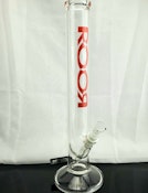 RooR Tech Glass - Bongs 18" Oversized Straight Shooter - Red / White