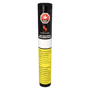 Shatterizer - 8 Ball Kush 1x1g Shatter Infused Pre-Roll