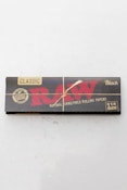 11/4 RAW Black Natural Unrefined Rolling Paper