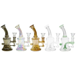 Honeypot - Piranha Glass 6" Hourglass Dab Rig with Bowl