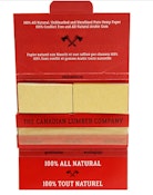 Canadian Lumber Woods Unbleached Pure Wood Rolling Paper 1 1/4 w/ Tips
