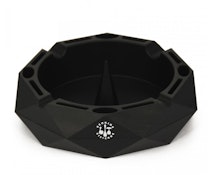 Lit Silicone Black Ashtray with Debowler