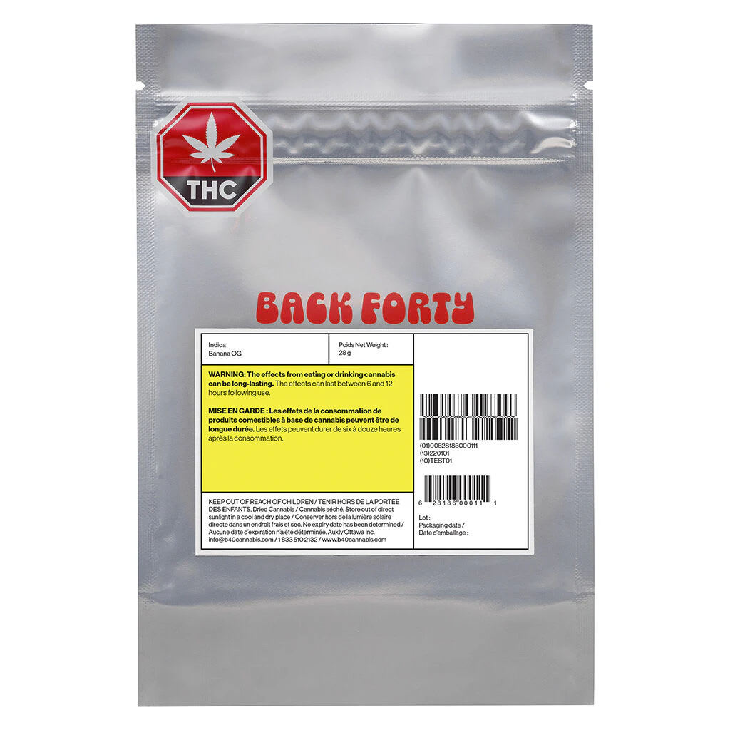 Back Forty - BANANA OG - 28 Main Image