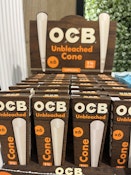 OCB Unbleached cones 1/4 6 Pack