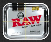RAW Metal Rolling Tray (Small: 11 x 7 x 1)