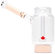 Canada Puffin Arctic / Inukshuk Bubbler Maple Wood & Glass