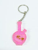 Bud Kitten Pink Bong Keychain