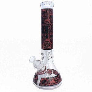 Infyniti - Skull Print Beaker 14" 7mm