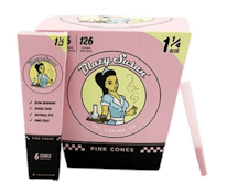 Papers - Blazy Susan Cones Pink 1.25" Pink (6-pack)